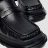 MAYBOLE LOAFER Loafer aus Leder mit quadratischer Zehenpartie und Rüschen MAYBOLE LOAFER Loafer aus Leder mit quadratischer Zehenpartie und Rüschen