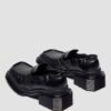 MAYBOLE LOAFER Loafer aus Leder mit quadratischer Zehenpartie und Rüschen MAYBOLE LOAFER Loafer aus Leder mit quadratischer Zehenpartie und Rüschen