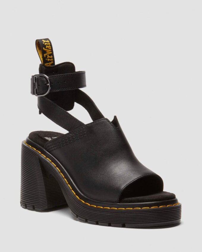 Millee Leder-Sandalen mit offener Zehenpartie Millee Leder-Sandalen mit offener Zehenpartie