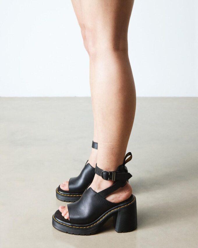 Millee Leder-Sandalen mit offener Zehenpartie Millee Leder-Sandalen mit offener Zehenpartie
