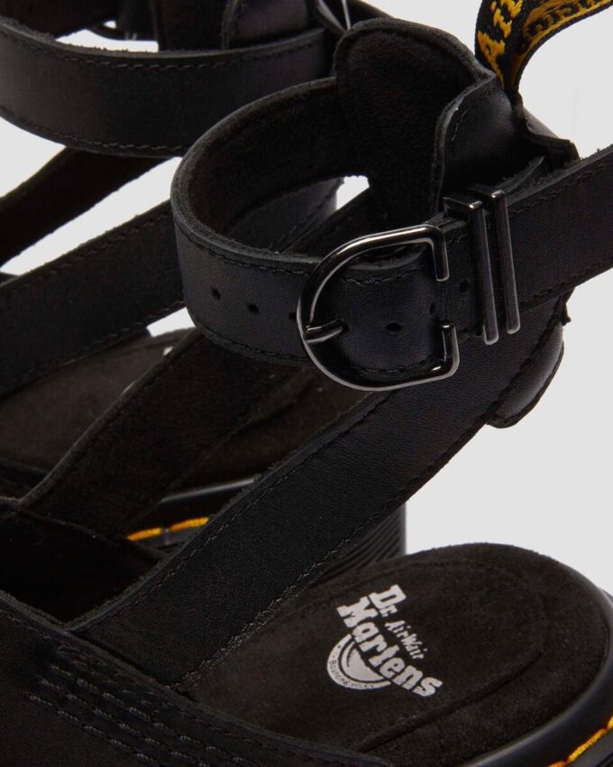 Millee Leder-Sandalen mit offener Zehenpartie Millee Leder-Sandalen mit offener Zehenpartie