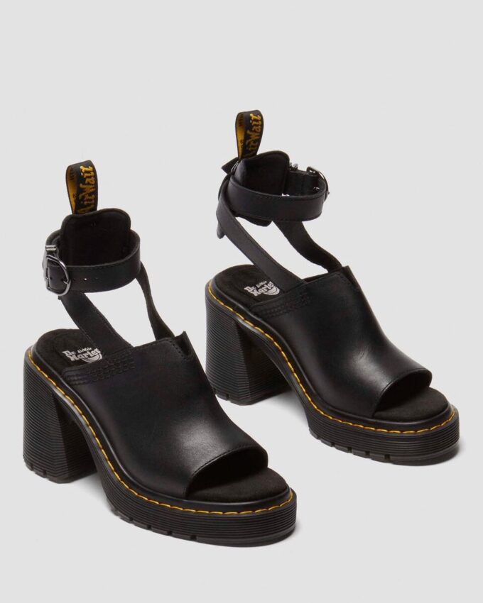 Millee Leder-Sandalen mit offener Zehenpartie Millee Leder-Sandalen mit offener Zehenpartie