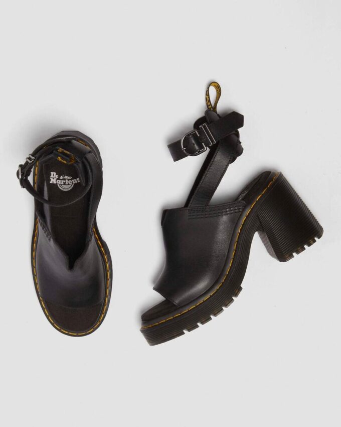 Millee Leder-Sandalen mit offener Zehenpartie Millee Leder-Sandalen mit offener Zehenpartie