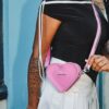 MINI HEART Herzförmige Ledertasche