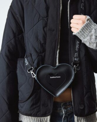 Mini Heart Kiev & Patent Leather-Tasche