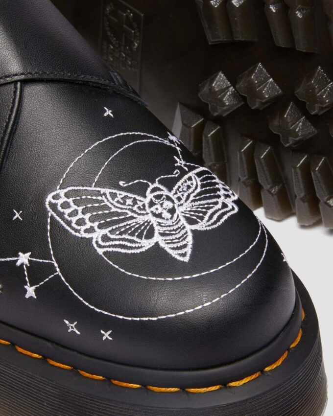 MONK CELESTIAL MOTH Leder-Platform-Schuhe MONK CELESTIAL MOTH Leder-Platform-Schuhe