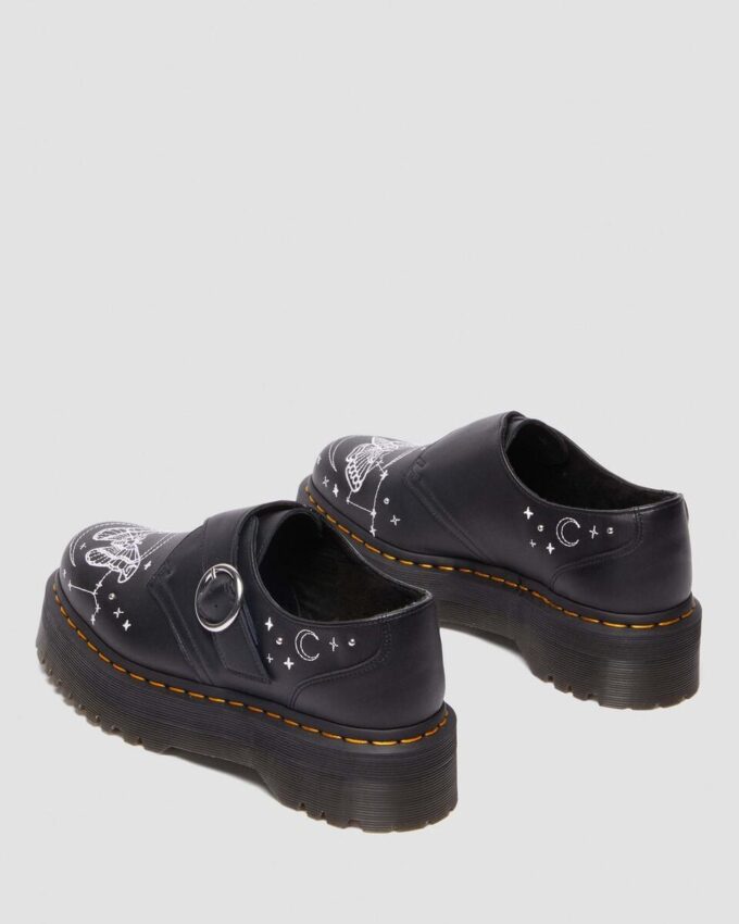 MONK CELESTIAL MOTH Leder-Platform-Schuhe MONK CELESTIAL MOTH Leder-Platform-Schuhe