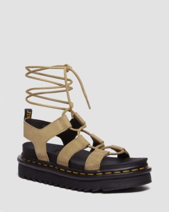 Nartilla Gladiator-Sandalen aus getrommeltem Nubukleder Nartilla Gladiator-Sandalen aus getrommeltem Nubukleder