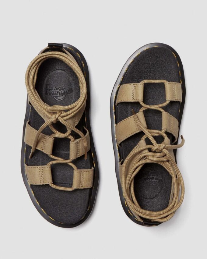 Nartilla Gladiator-Sandalen aus getrommeltem Nubukleder Nartilla Gladiator-Sandalen aus getrommeltem Nubukleder