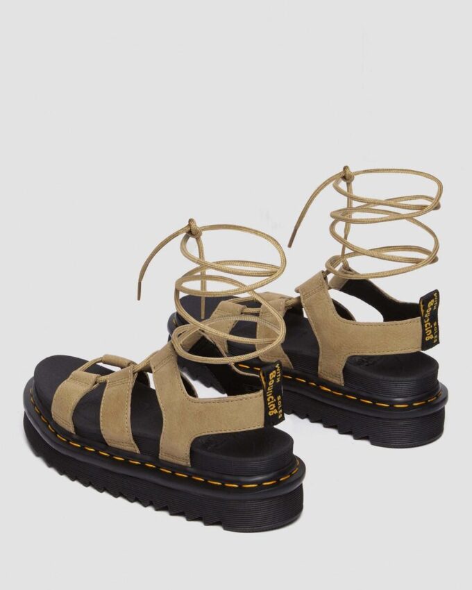 Nartilla Gladiator-Sandalen aus getrommeltem Nubukleder Nartilla Gladiator-Sandalen aus getrommeltem Nubukleder