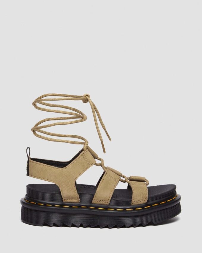 Nartilla Gladiator-Sandalen aus getrommeltem Nubukleder Nartilla Gladiator-Sandalen aus getrommeltem Nubukleder