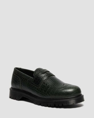 PENTON BROGUE Loafer aus geprägtem Leder