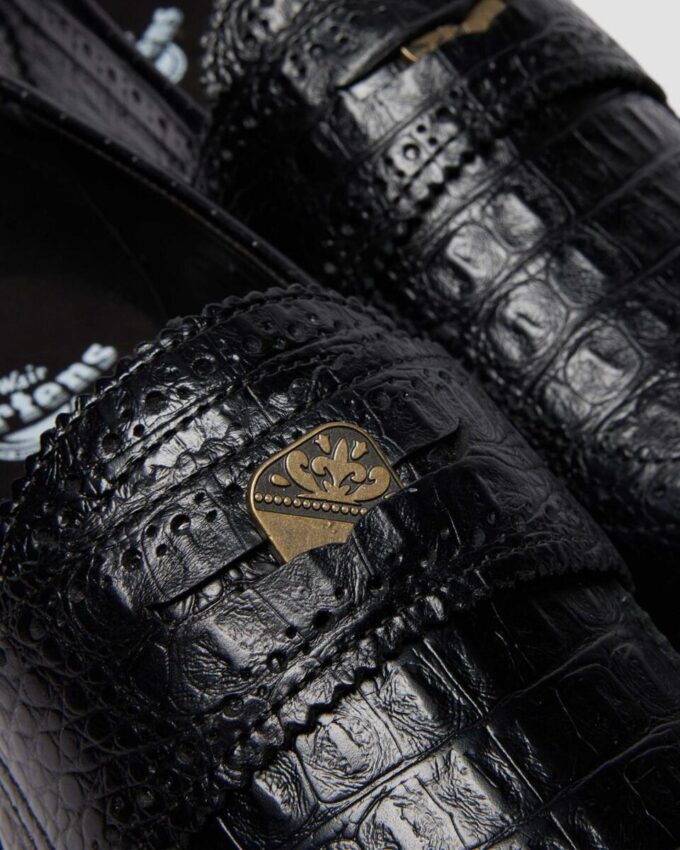 PENTON BROGUE Loafer aus geprägtem Leder