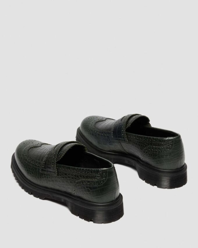 PENTON BROGUE Loafer aus geprägtem Leder