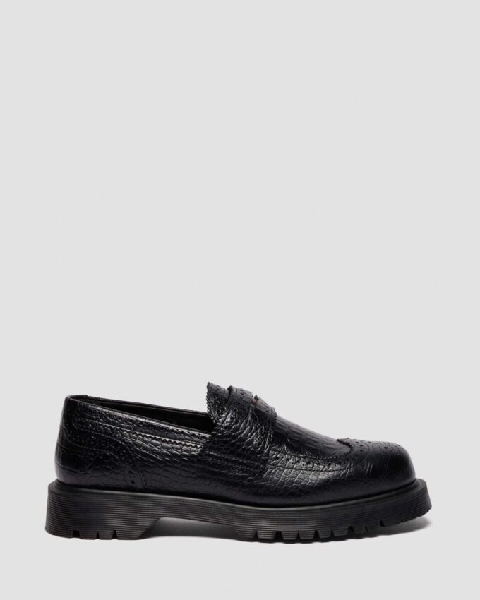 PENTON BROGUE Loafer aus geprägtem Leder