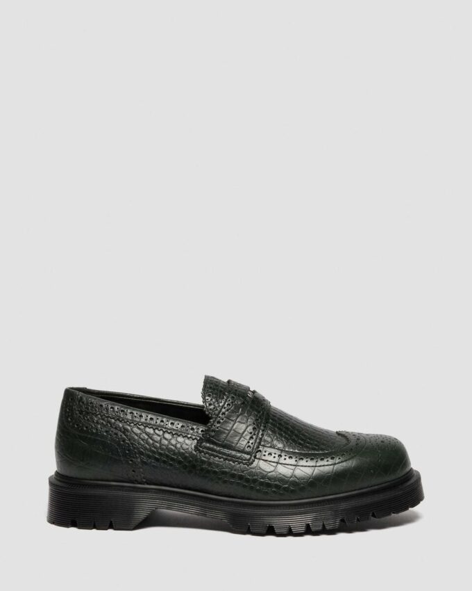 PENTON BROGUE Loafer aus geprägtem Leder