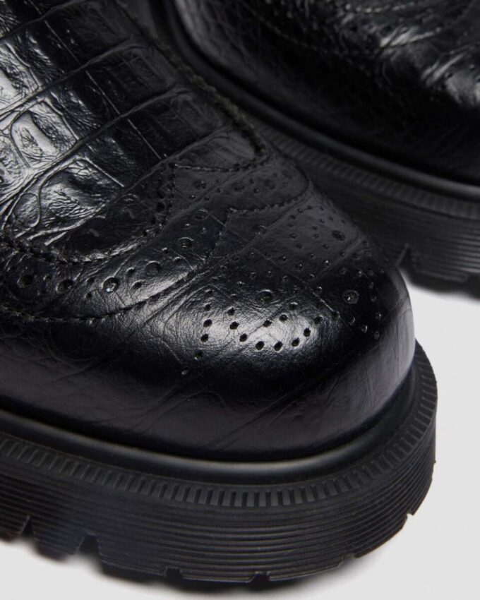 PENTON BROGUE Loafer aus geprägtem Leder