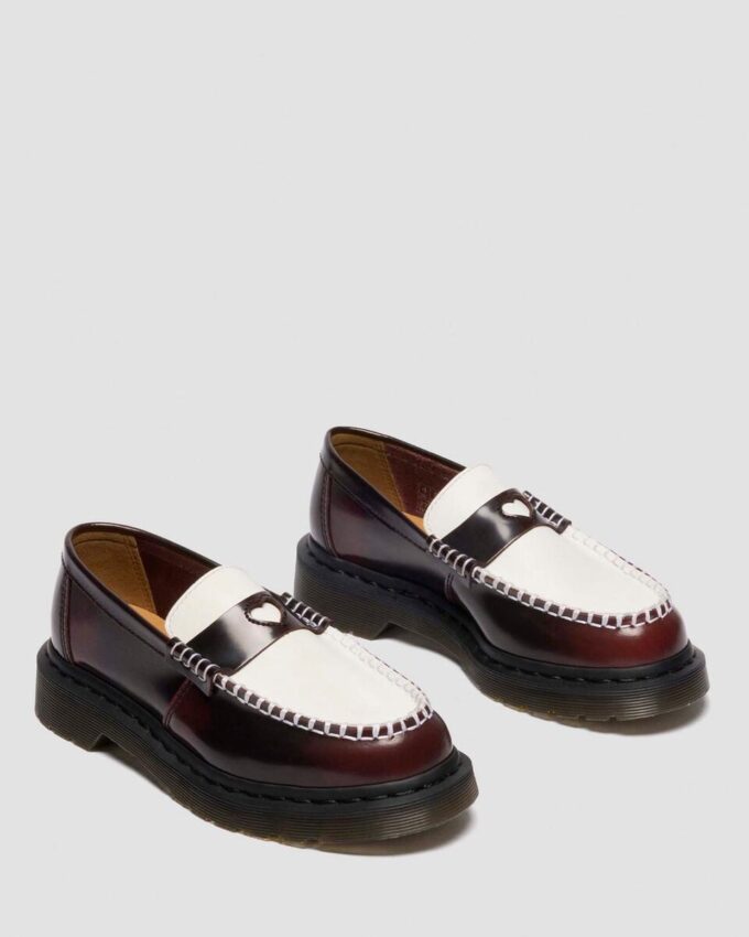 Penton Heart Two Tone Arcadia Loafer aus abriebfestem Arcadia Leather Penton Heart Two Tone Arcadia Loafer aus abriebfestem Arcadia Leather