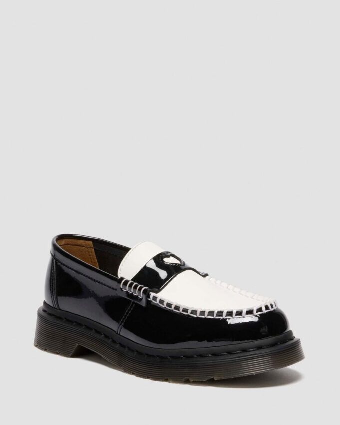 Penton Heart Zweifarbige Arcadia Rub Off Leder-Loafer Penton Heart Zweifarbige Arcadia Rub Off Leder-Loafer