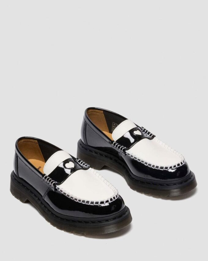 Penton Heart Zweifarbige Arcadia Rub Off Leder-Loafer Penton Heart Zweifarbige Arcadia Rub Off Leder-Loafer