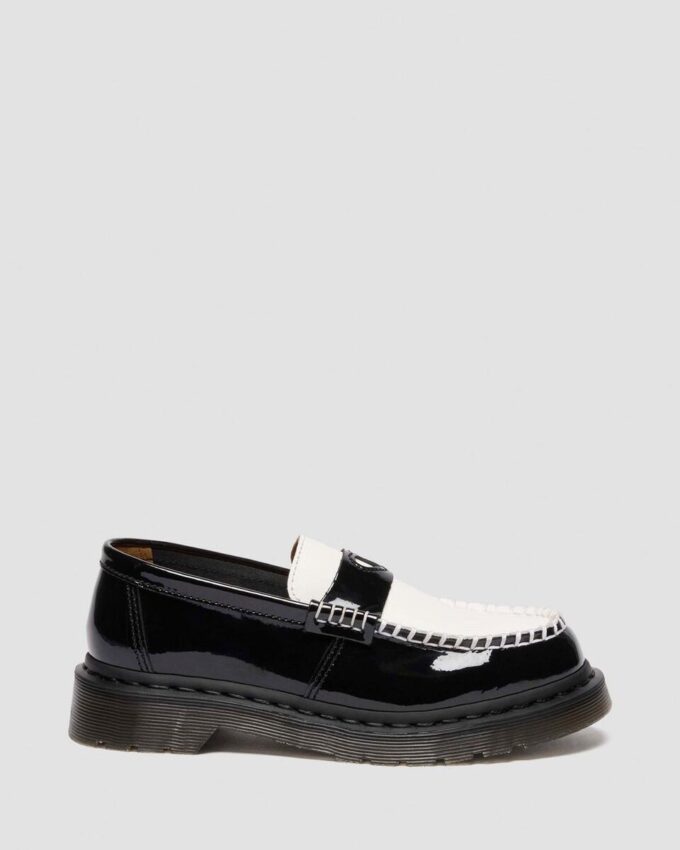 Penton Heart Zweifarbige Arcadia Rub Off Leder-Loafer Penton Heart Zweifarbige Arcadia Rub Off Leder-Loafer