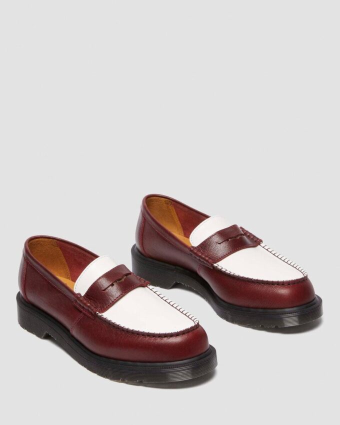 Penton Made in England Zweifarbige Leder-Loafer Penton Made in England Zweifarbige Leder-Loafer