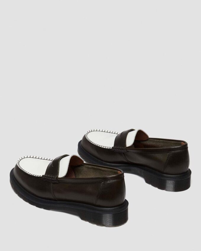 Penton Made in England Zweifarbige Leder-Loafer Penton Made in England Zweifarbige Leder-Loafer