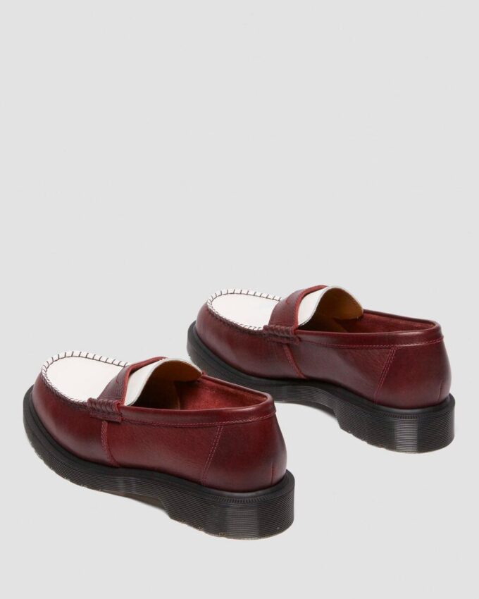 Penton Made in England Zweifarbige Leder-Loafer Penton Made in England Zweifarbige Leder-Loafer