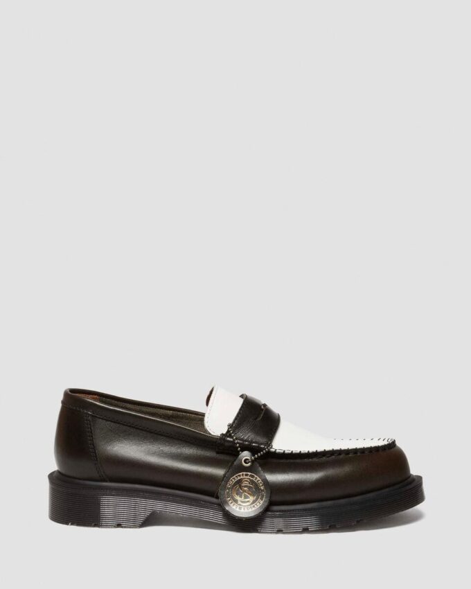 Penton Made in England Zweifarbige Leder-Loafer Penton Made in England Zweifarbige Leder-Loafer