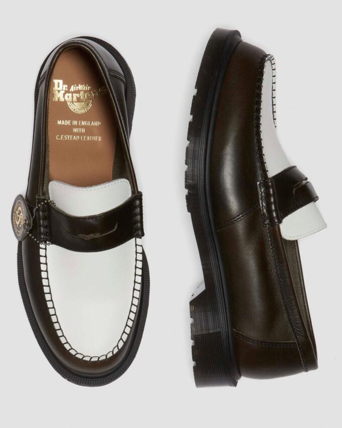 Penton Made in England Zweifarbige Leder-Loafer Penton Made in England Zweifarbige Leder-Loafer