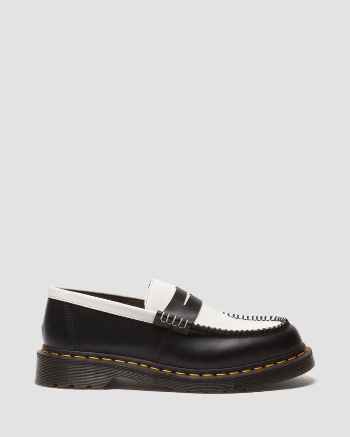 Penton Two-Tone Smooth Leather Loafers Penton Two-Tone Smooth Leather Loafers
