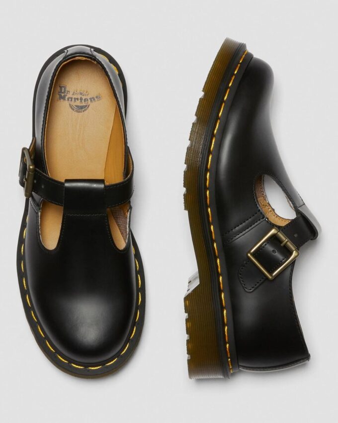Polley Mary Janes aus Smooth Leather Polley Mary Janes aus Smooth Leather
