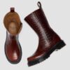 REJENA Croc Emboss Lederstiefel REJENA Croc Emboss Lederstiefel