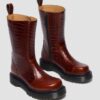 REJENA Croc Emboss Lederstiefel REJENA Croc Emboss Lederstiefel