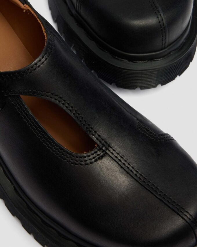 REJENA MARY JANE Schuhe aus altem Harnischleder