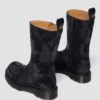 REJENA Stiefel aus Leder mit Krokodilprägung REJENA Stiefel aus Leder mit Krokodilprägung