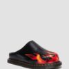 San Flame Leder-Pantoletten
