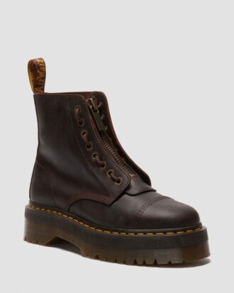 Sinclair Crazy Horse Leder-Plateaustiefel
