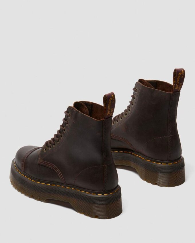 Sinclair Crazy Horse Leder-Plateaustiefel Sinclair Crazy Horse Leder-Plateaustiefel