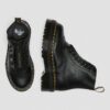 SINCLAIR Plateau-Stiefel aus gemilltem Nappa Leather SINCLAIR Plateau-Stiefel aus gemilltem Nappa Leather