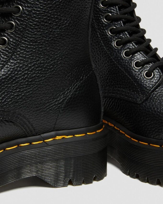 SINCLAIR Plateau-Stiefel aus gemilltem Nappa Leather SINCLAIR Plateau-Stiefel aus gemilltem Nappa Leather