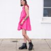 SINCLAIR Plateau-Stiefel aus gemilltem Nappa Leather SINCLAIR Plateau-Stiefel aus gemilltem Nappa Leather