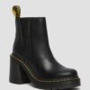 SPENCE Chelsea-Stiefel aus Leder mit ausgestellten Absätzen SPENCE Chelsea-Stiefel aus Leder mit ausgestellten Absätzen