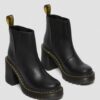 SPENCE Chelsea-Stiefel aus Leder mit ausgestellten Absätzen SPENCE Chelsea-Stiefel aus Leder mit ausgestellten Absätzen