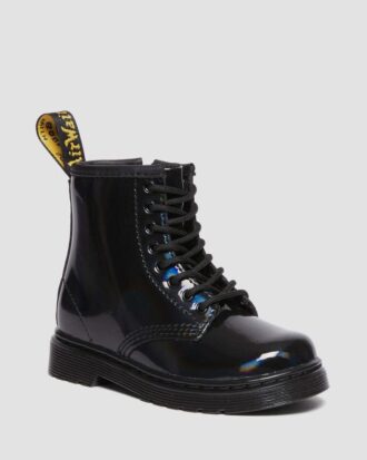 TODDLER 1460 RAINBOW Patent Leather Schnürstiefel