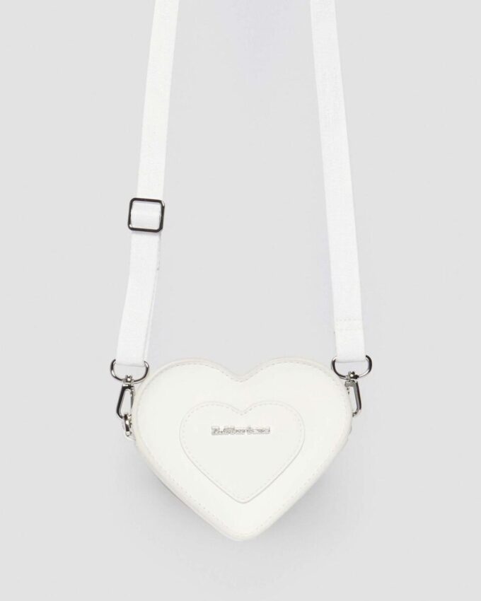 VEGAN MINI Tasche in Herzform