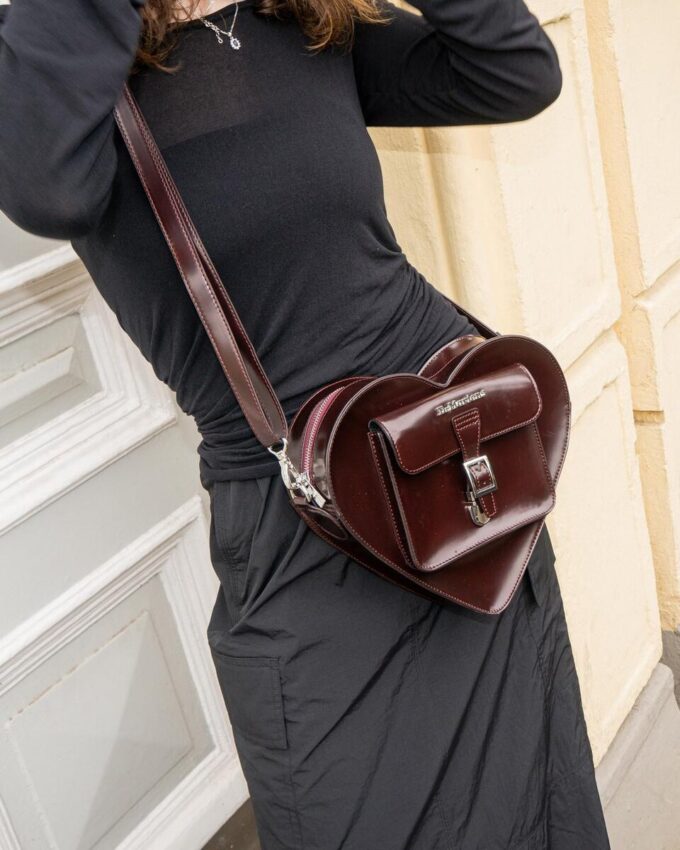 Veganer Rucksack in Herzform