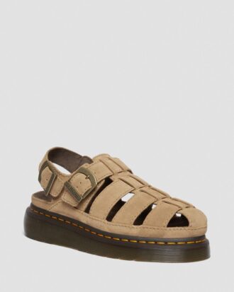WRENLIE Bronx Suede Fisherman Sandalen
