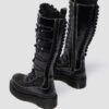 XTRM FRILL Platform-Lederstiefel XTRM FRILL Platform-Lederstiefel