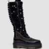 XTRM FRILL Platform-Lederstiefel XTRM FRILL Platform-Lederstiefel